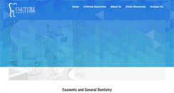 Desktop Screenshot of couturedentist.com